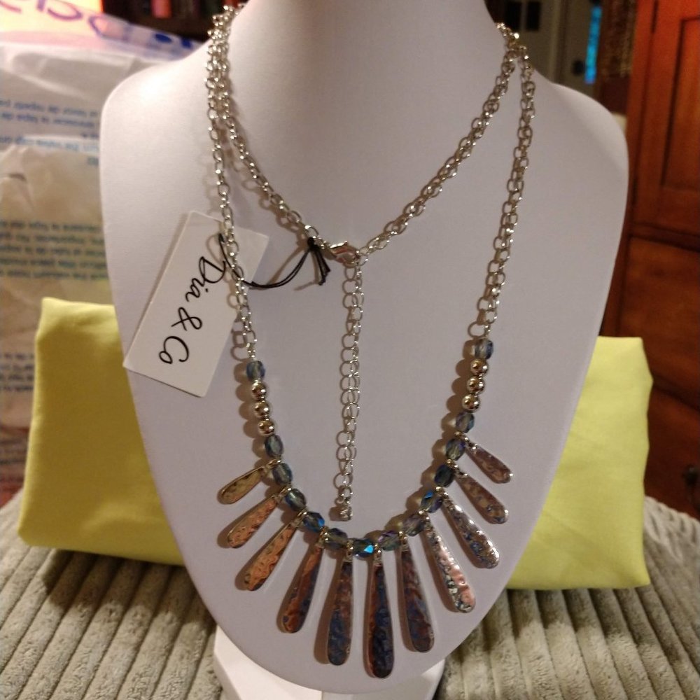 NWT Dia & Co. Silver Tone Necklace
